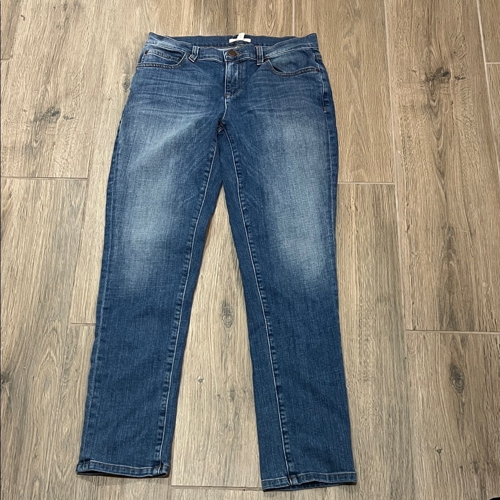 Eileen Fisher Jeans Denim Cropped Boyfriend Oversized Vintage Skinny Luxury - Picture 10 of 12